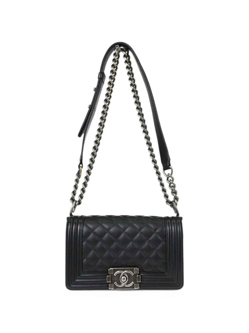 CHANEL Pre-Owned Boy Chanel quilted shoulder bag - Nero