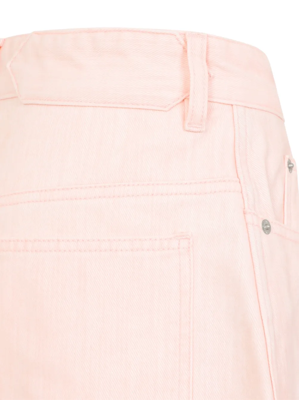 Jacquemus The De-Nîmes Ovalo denim pants Roze