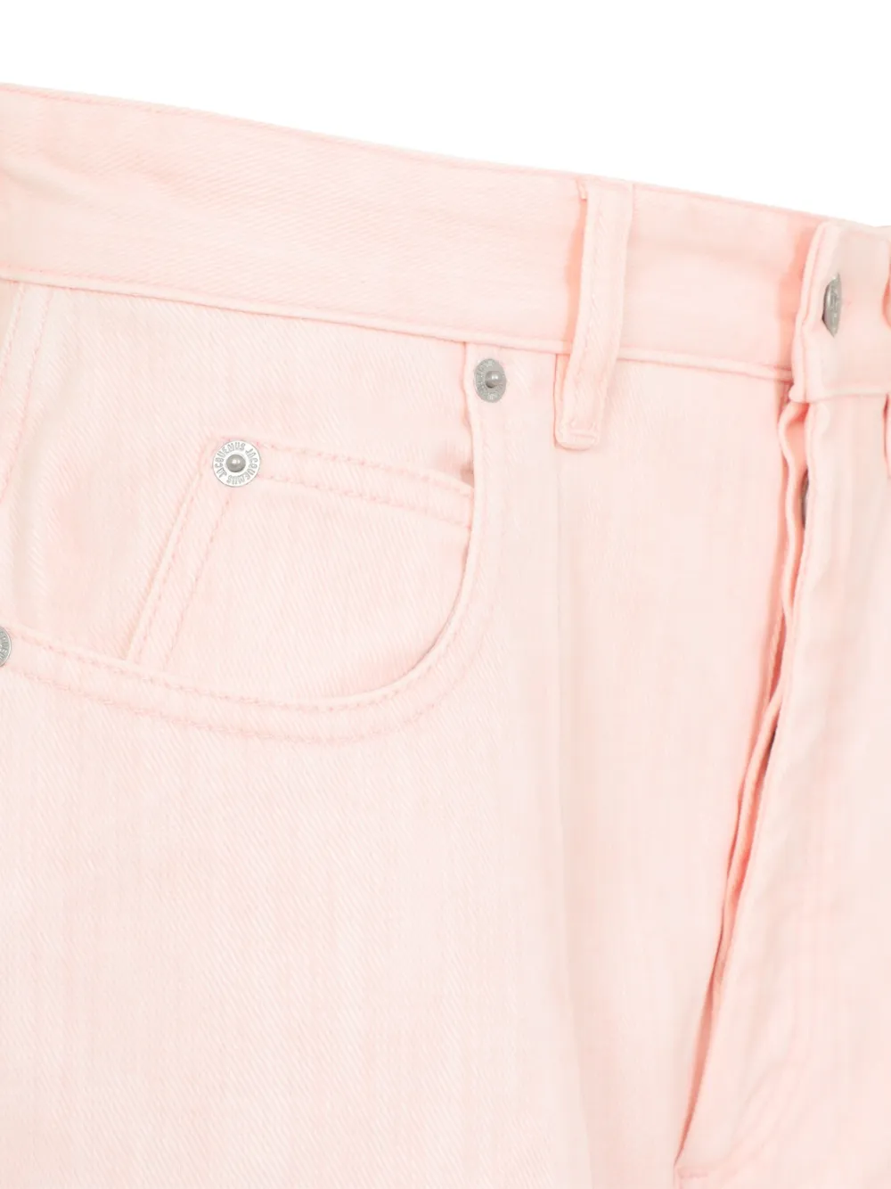Jacquemus The De-Nîmes Ovalo denim pants Roze