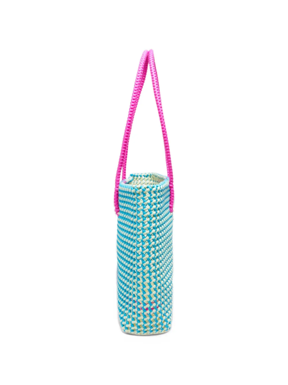 Carel Paris Scoubidou woven tote bag Blauw