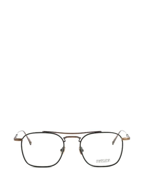 Matsuda M3157 double-bridge glasses