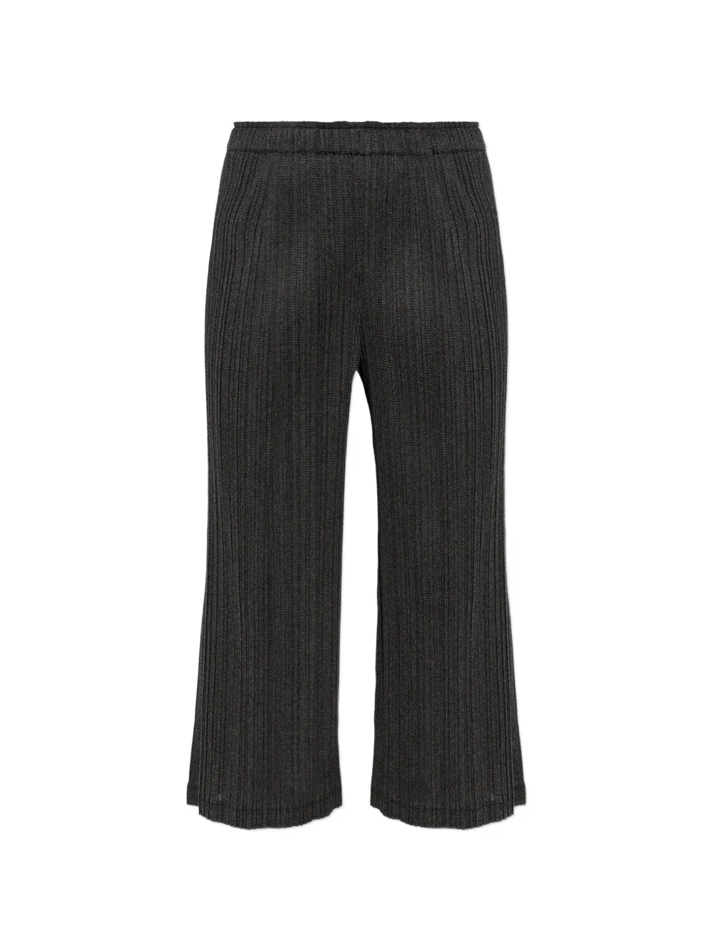 Pleats Please Issey Miyake elasticated pleated trousers Grijs