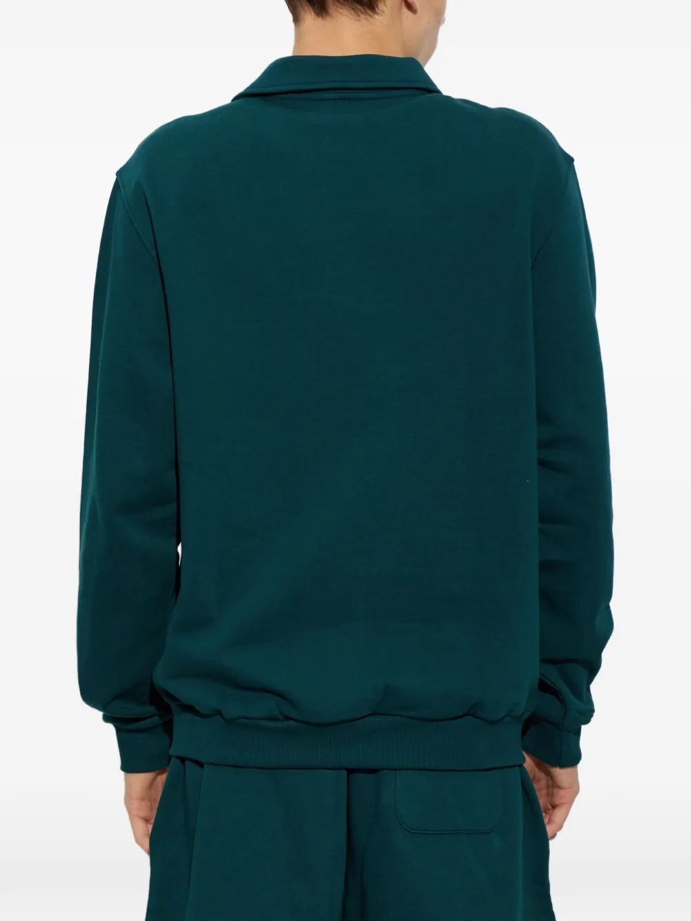 Moschino logo-print sweatshirt Groen