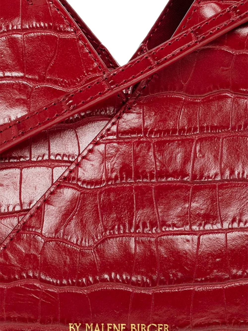 BY MALENE BIRGER 룰리 악어 가죽 토트백
