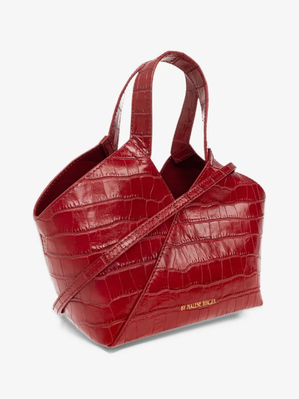 BY MALENE BIRGER 룰리 악어 가죽 토트백