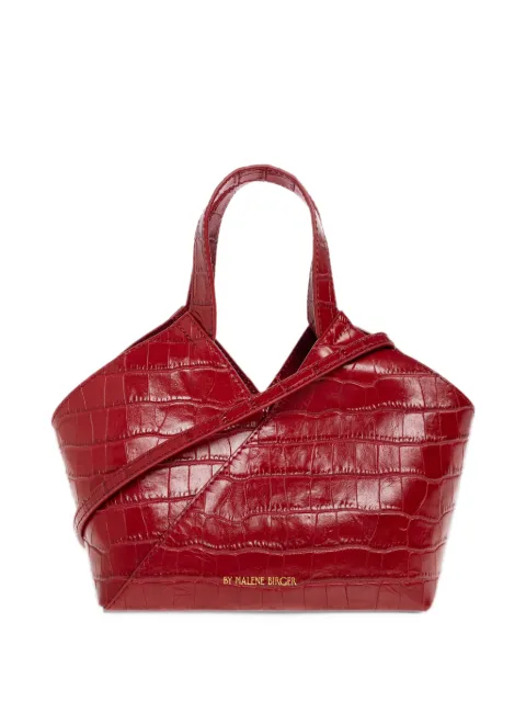By Malene Birger Lullie crocodile-effect tote bag