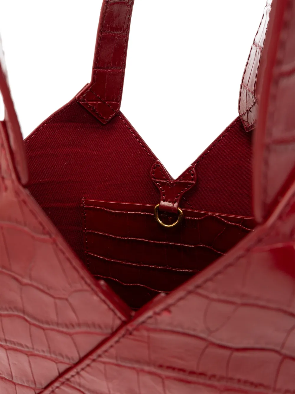 BY MALENE BIRGER 룰리 악어 가죽 토트백