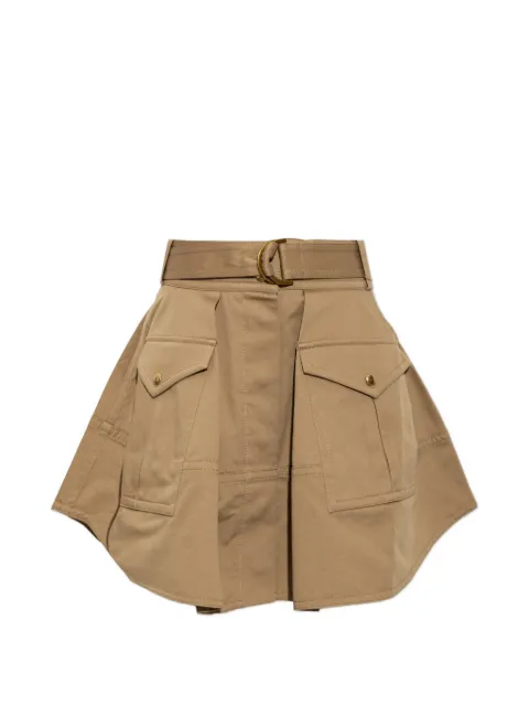 ZIMMERMANN Clash drill utility mini skirt