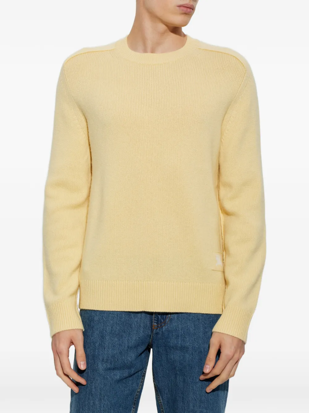 Burberry cashmere sweater Geel