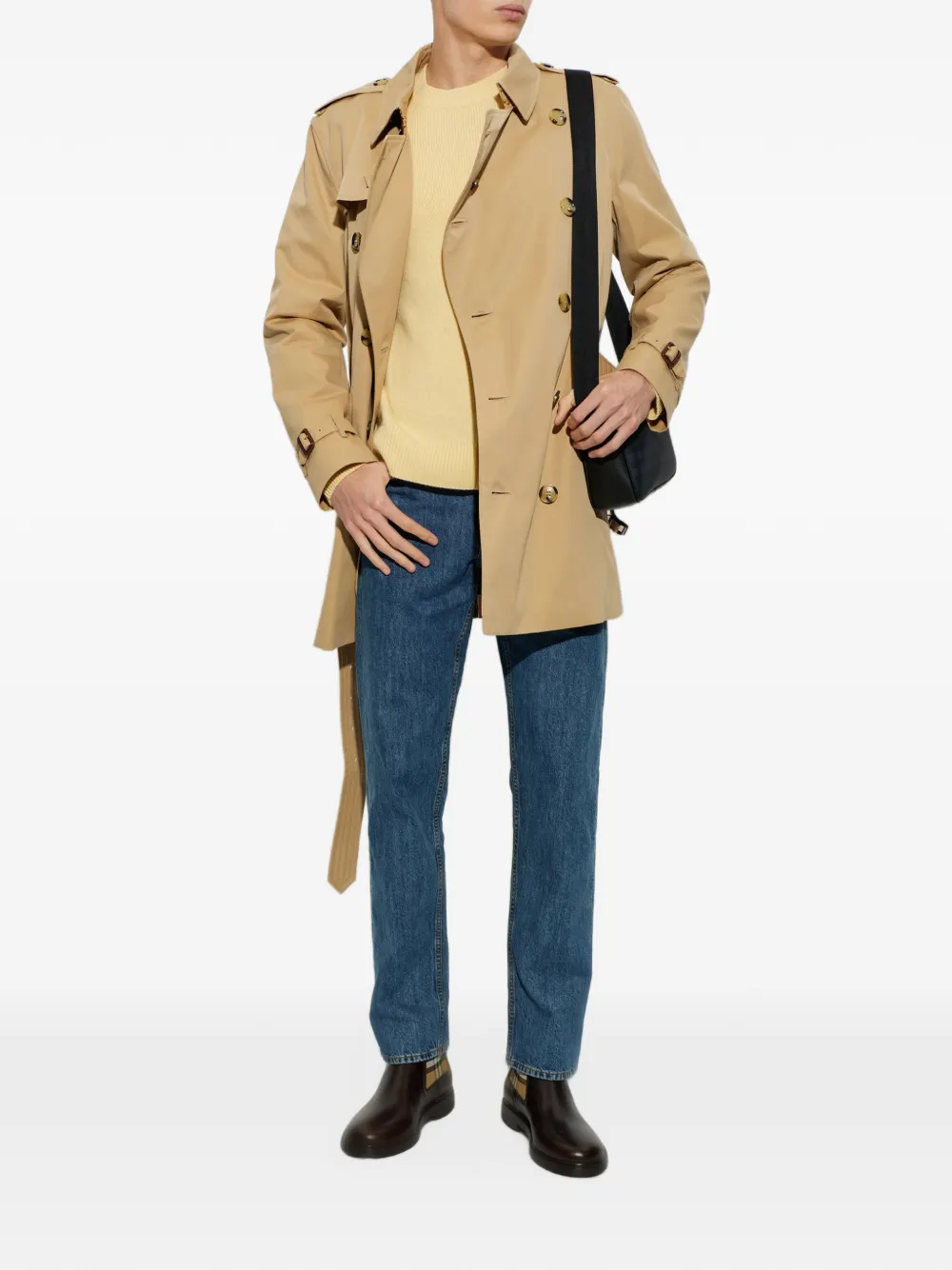 Burberry cashmere sweater Geel