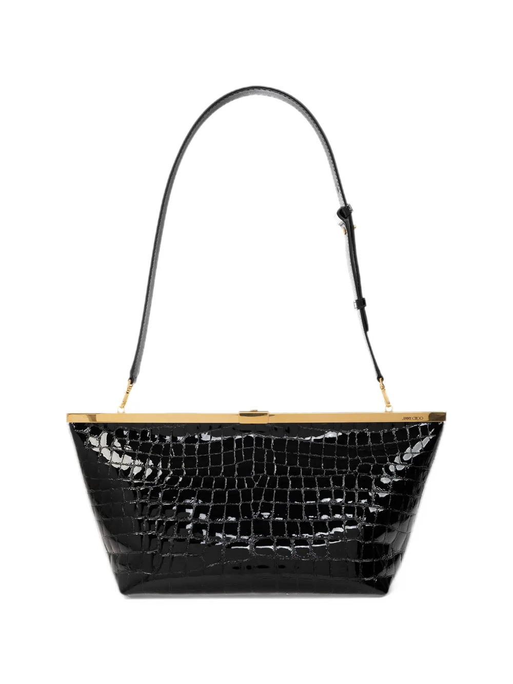 Jimmy Choo Ganache clutch bag - Nero