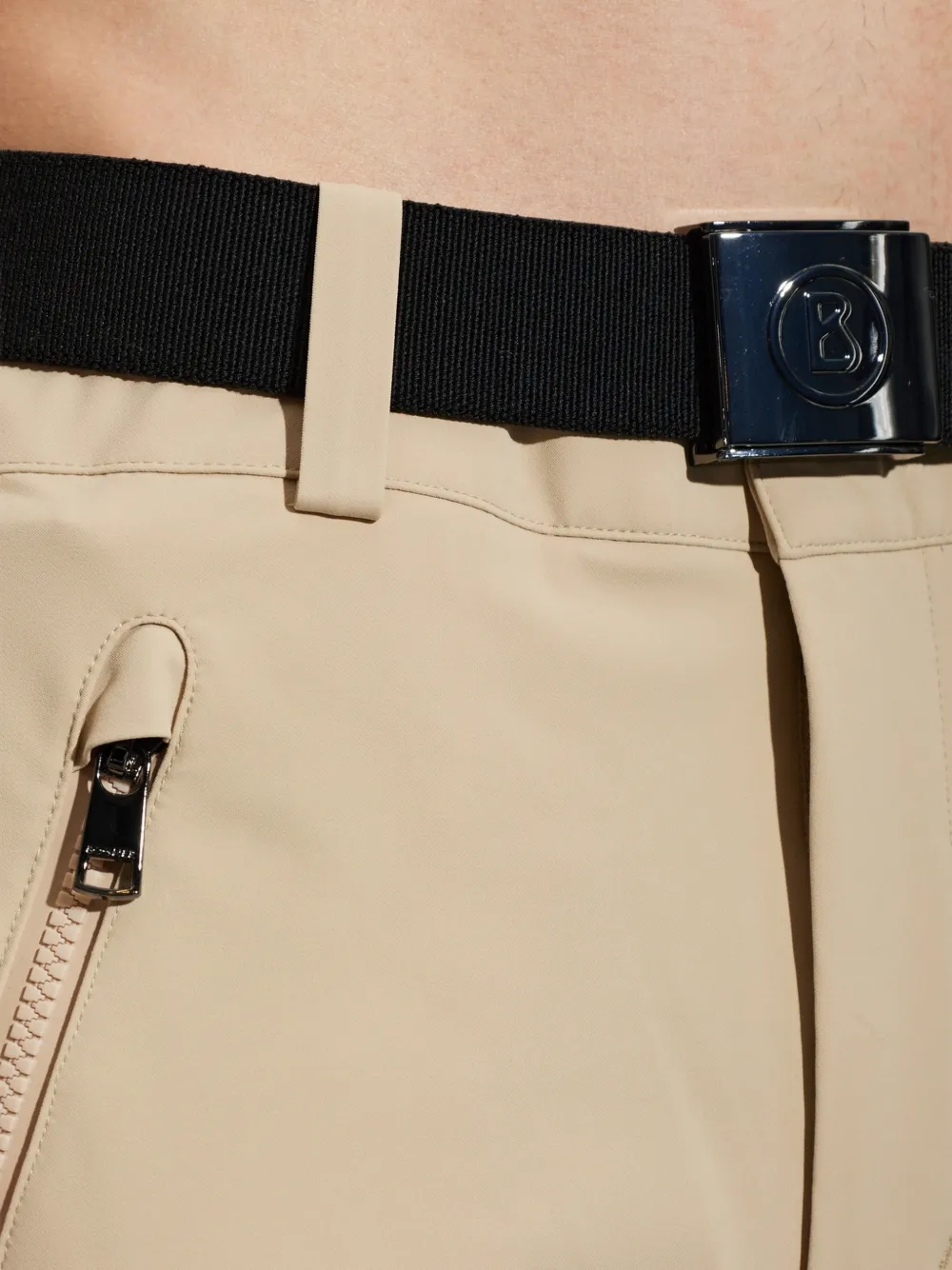 BOGNER Thore-T skibroek met ceintuur Beige
