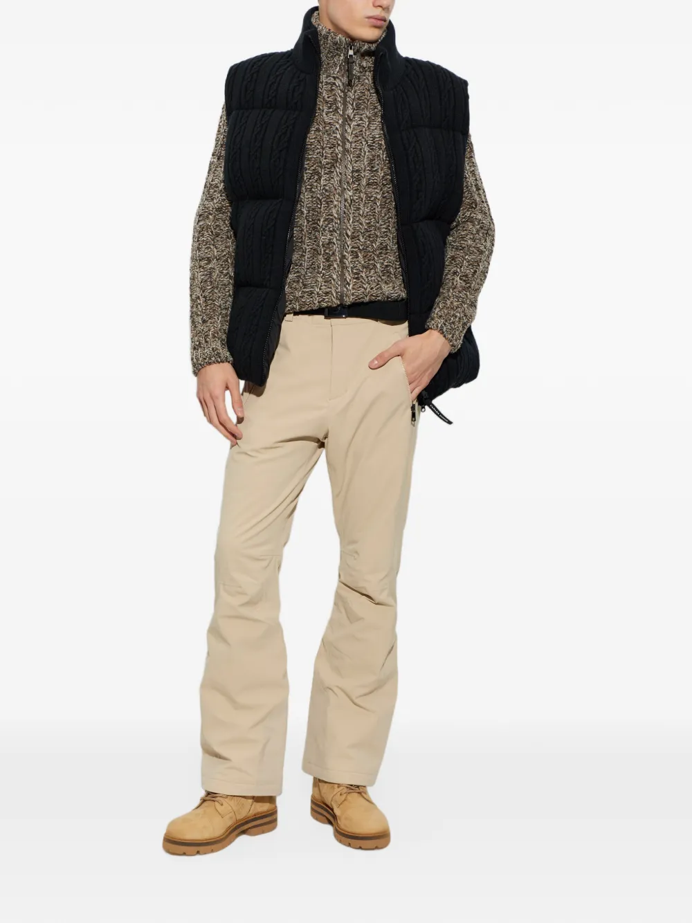 BOGNER Thore-T skibroek met ceintuur Beige