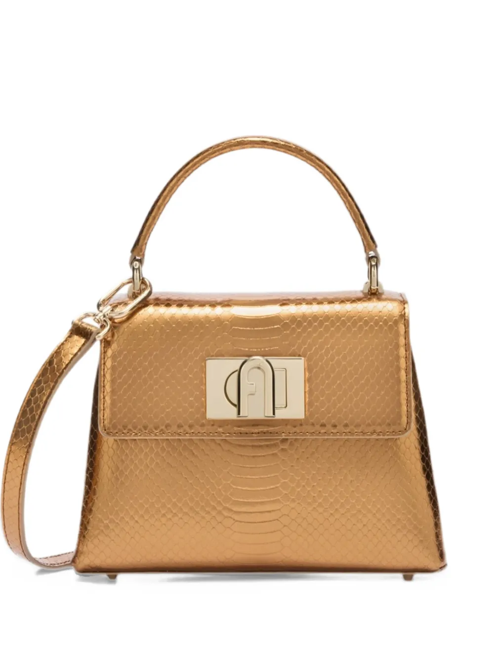 Furla 1927 top-handle mini bag - Oro