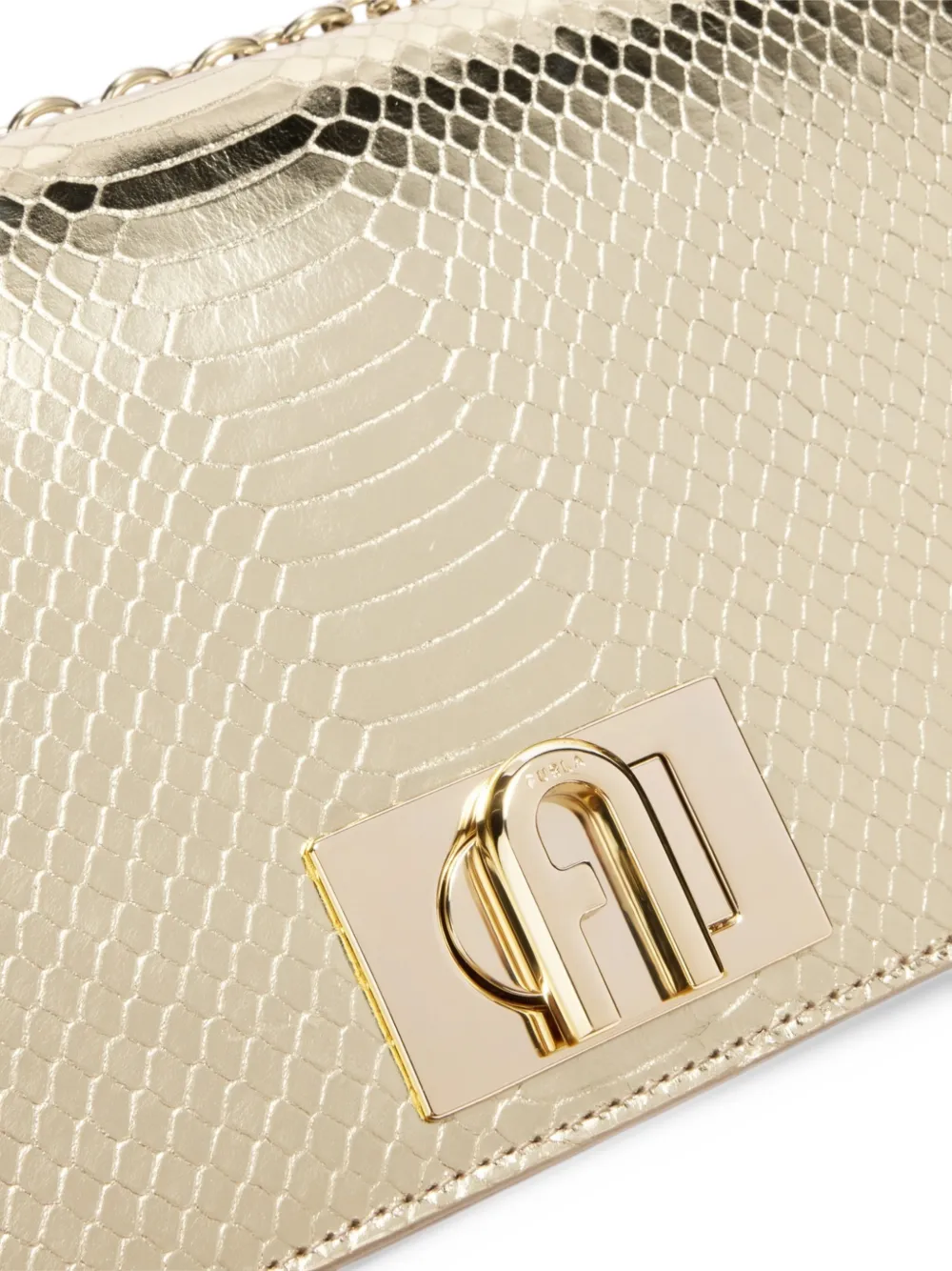 Furla 1927 crossbody mini bag Goud
