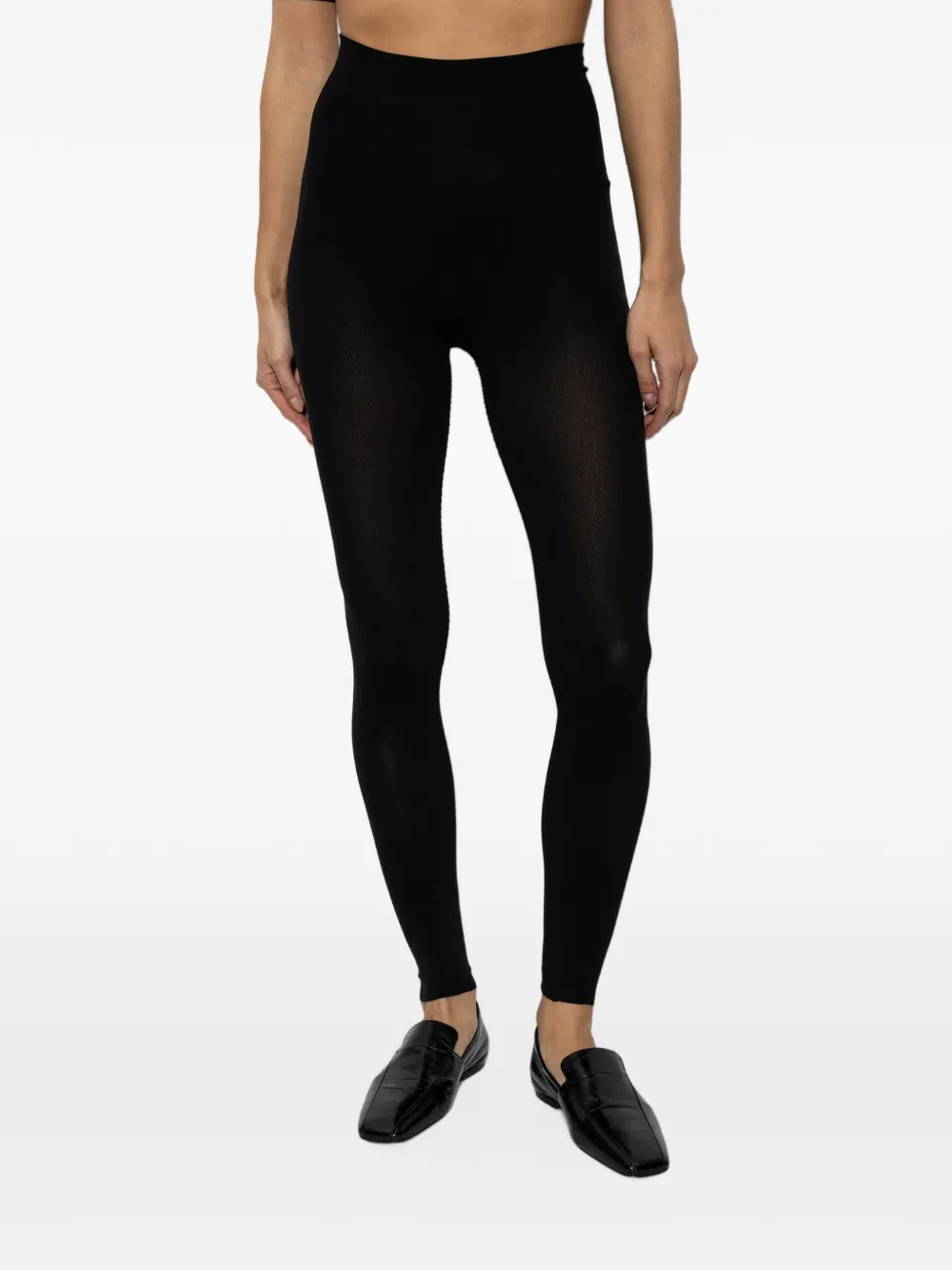 Pleats Please Issey Miyake Legging met elastische tailleband Zwart