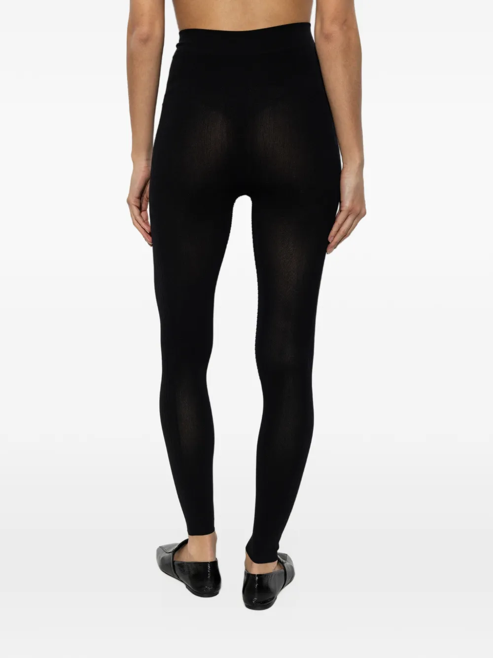 Pleats Please Issey Miyake Legging met elastische tailleband Zwart