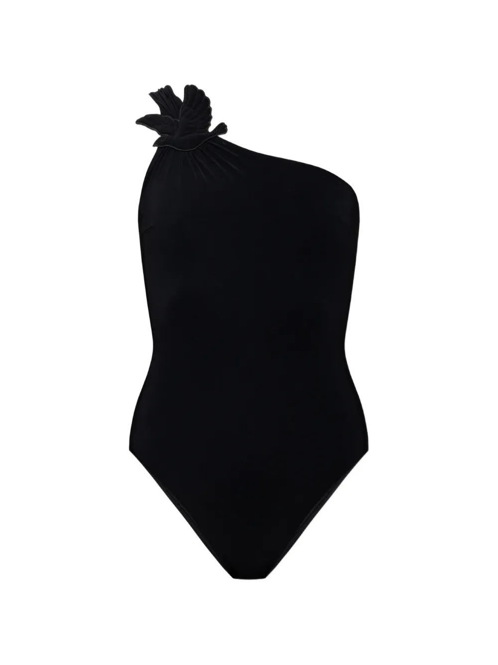 ZIMMERMANN Fairlight asymmetric one-piece Zwart