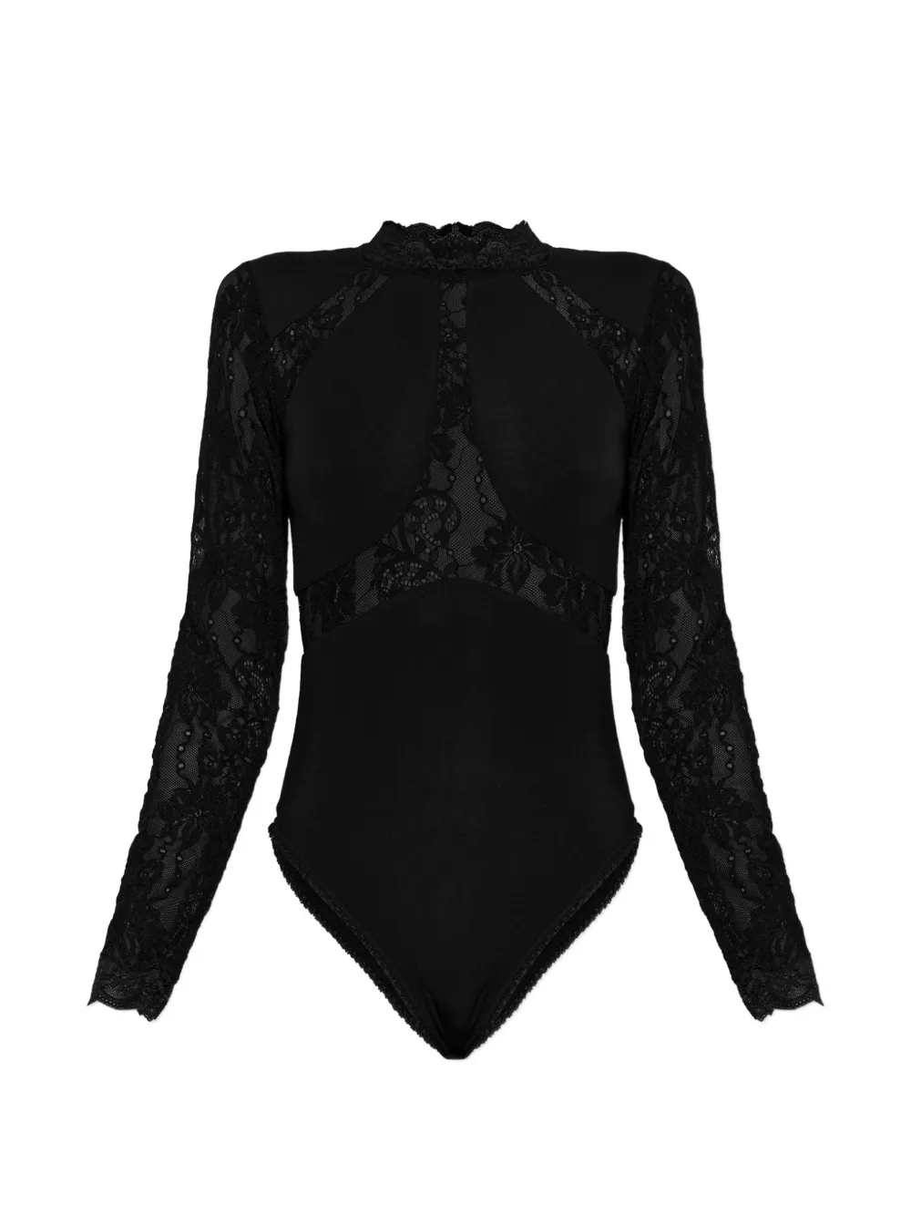 ZIMMERMANN Clash lace spliced bodysuit - Black