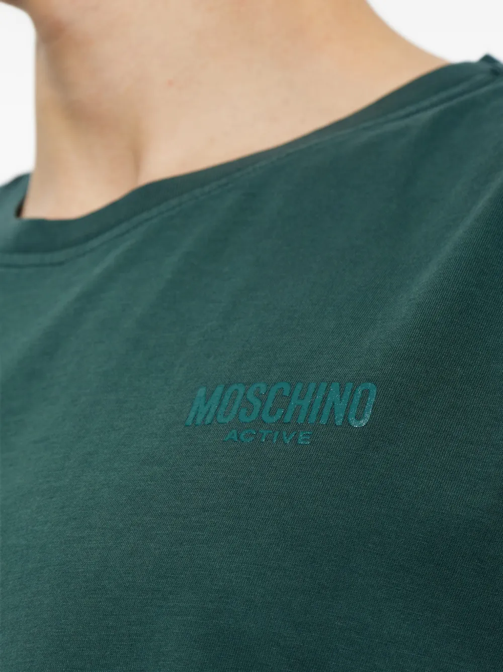 Moschino logo-tape T-shirt Groen