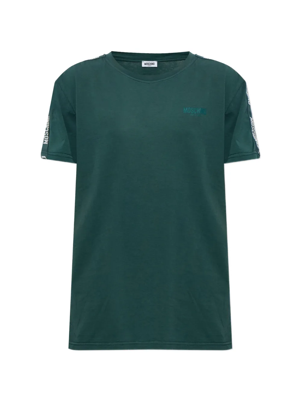 Moschino logo-tape T-shirt - Verde