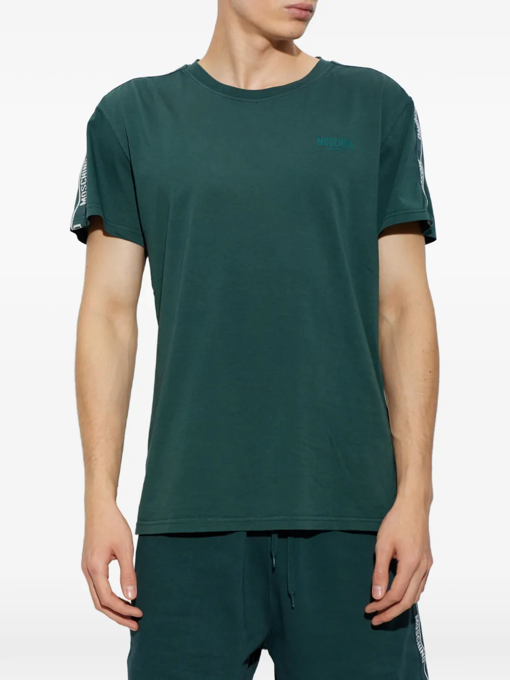 Moschino logo-tape T-shirt Groen