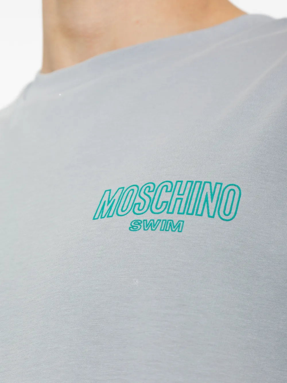 Moschino Katoenen jersey T-shirt Grijs