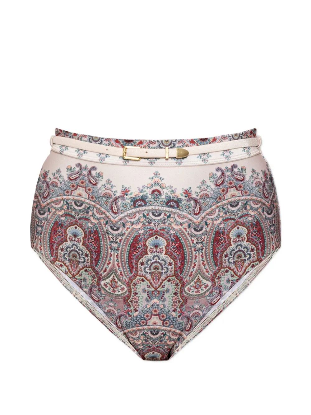 ZIMMERMANN Fairlight high waist bikini pants - Toni neutri