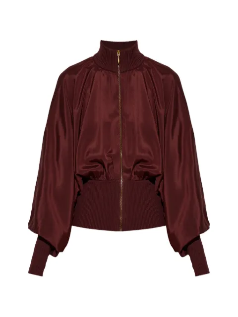 ZIMMERMANN Clash silk bomber jacket
