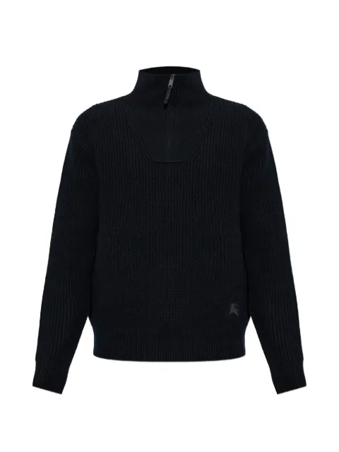 Burberry cashmere half-zip sweater