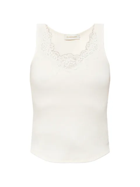 ZIMMERMANN lace-trim tank