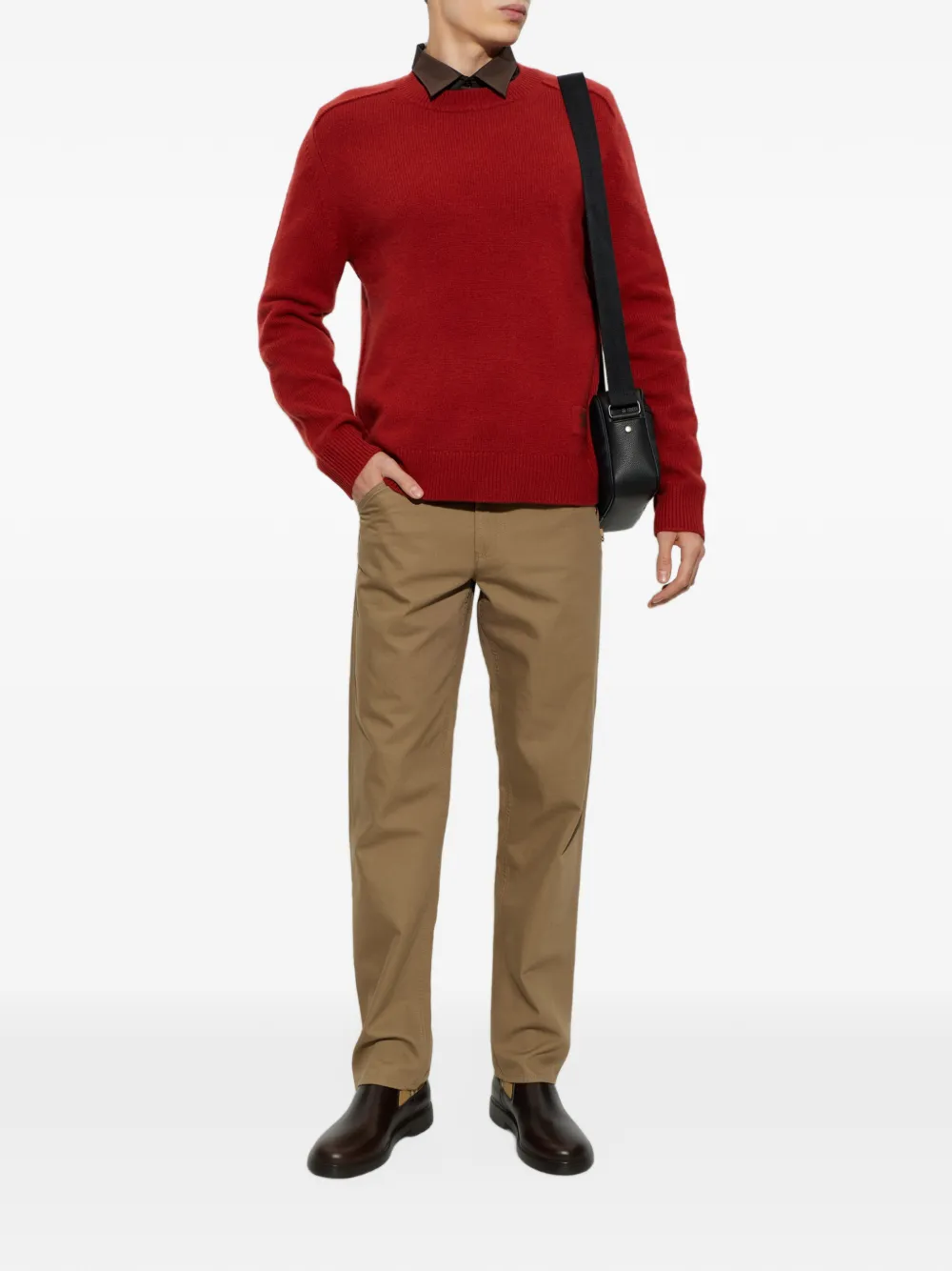 Burberry cashmere sweater Rood