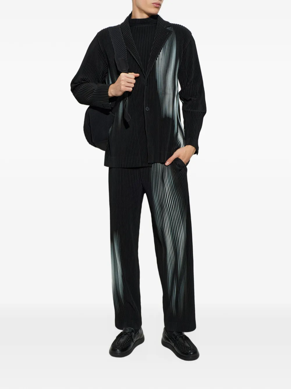 Homme Plissé Issey Miyake Plooibroek met grafische print Zwart