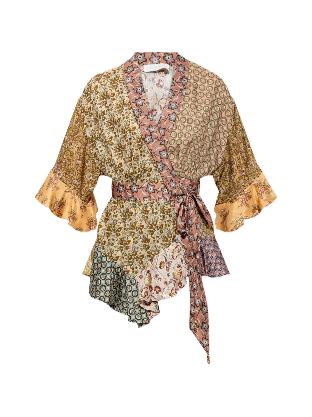 ZIMMERMANN Fairlight scarf wrap top - Toni neutri