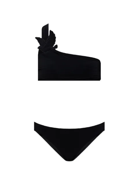 ZIMMERMANN bikini con parche de pájaro de una sola manga