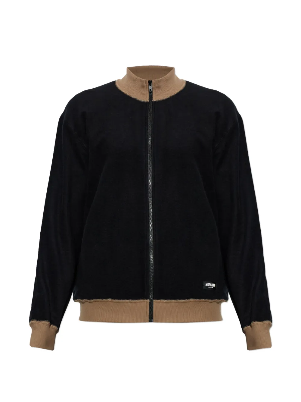 Moschino Active zip-up sweater - Nero
