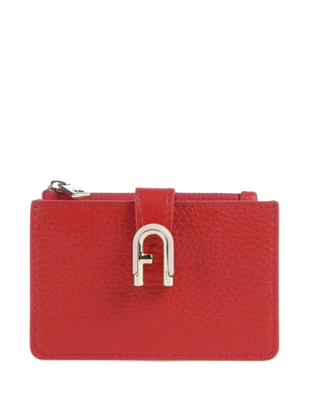 Furla 1927 grained leather wallet - Rosso