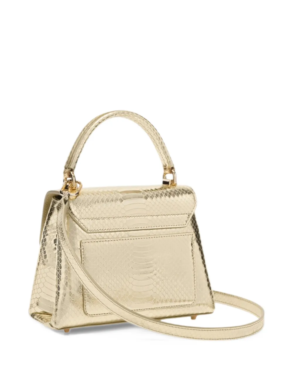 Furla 1927 top-handle mini bag Geel