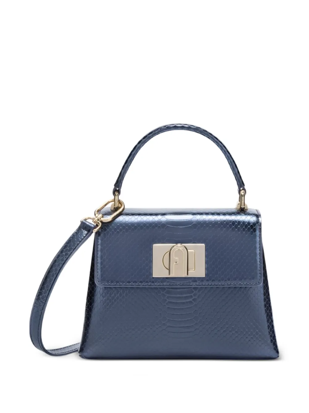 Furla 1927 top-handle mini bag Blauw