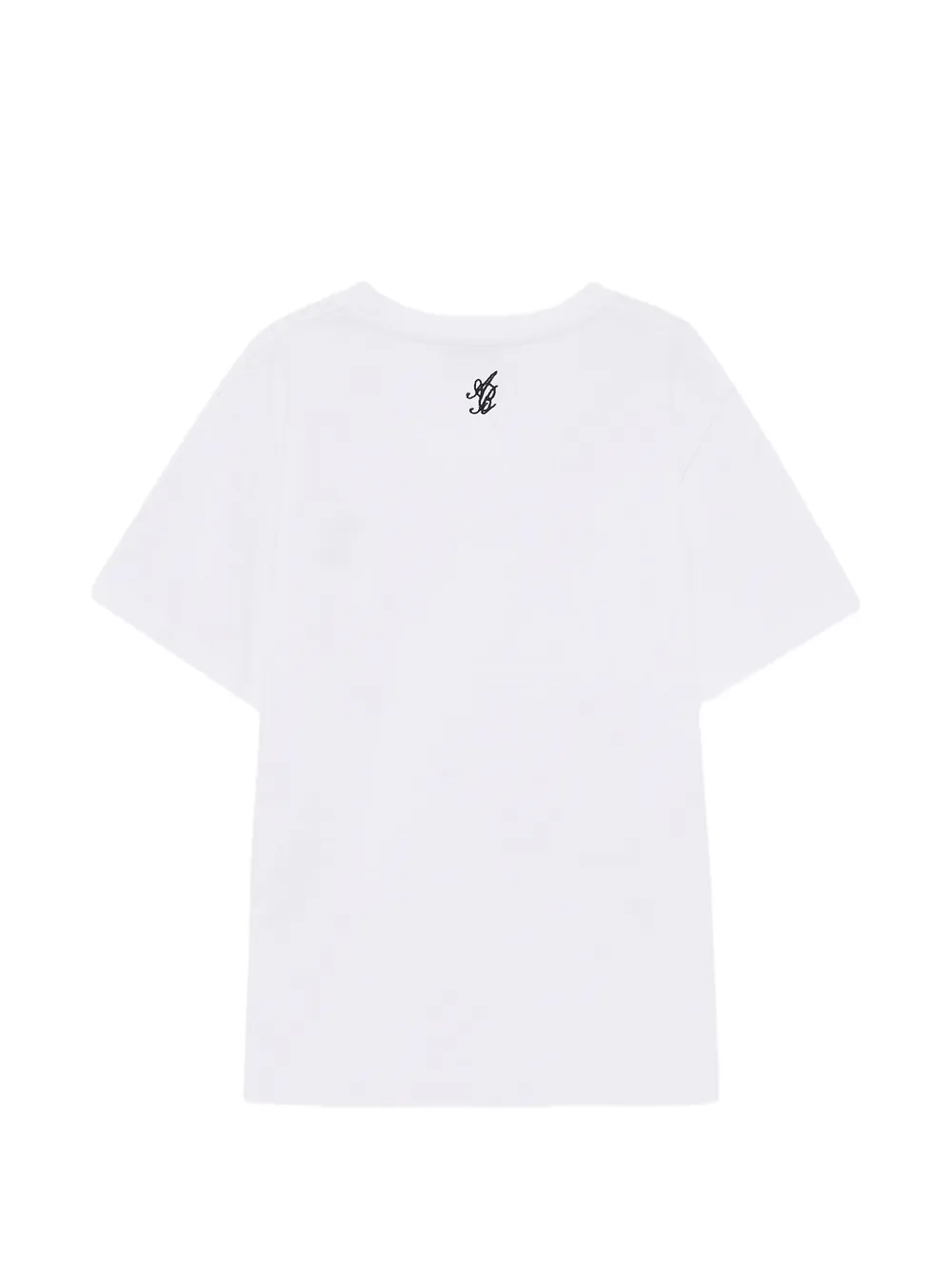 ANINE BING Shelley monogram T-shirt Wit