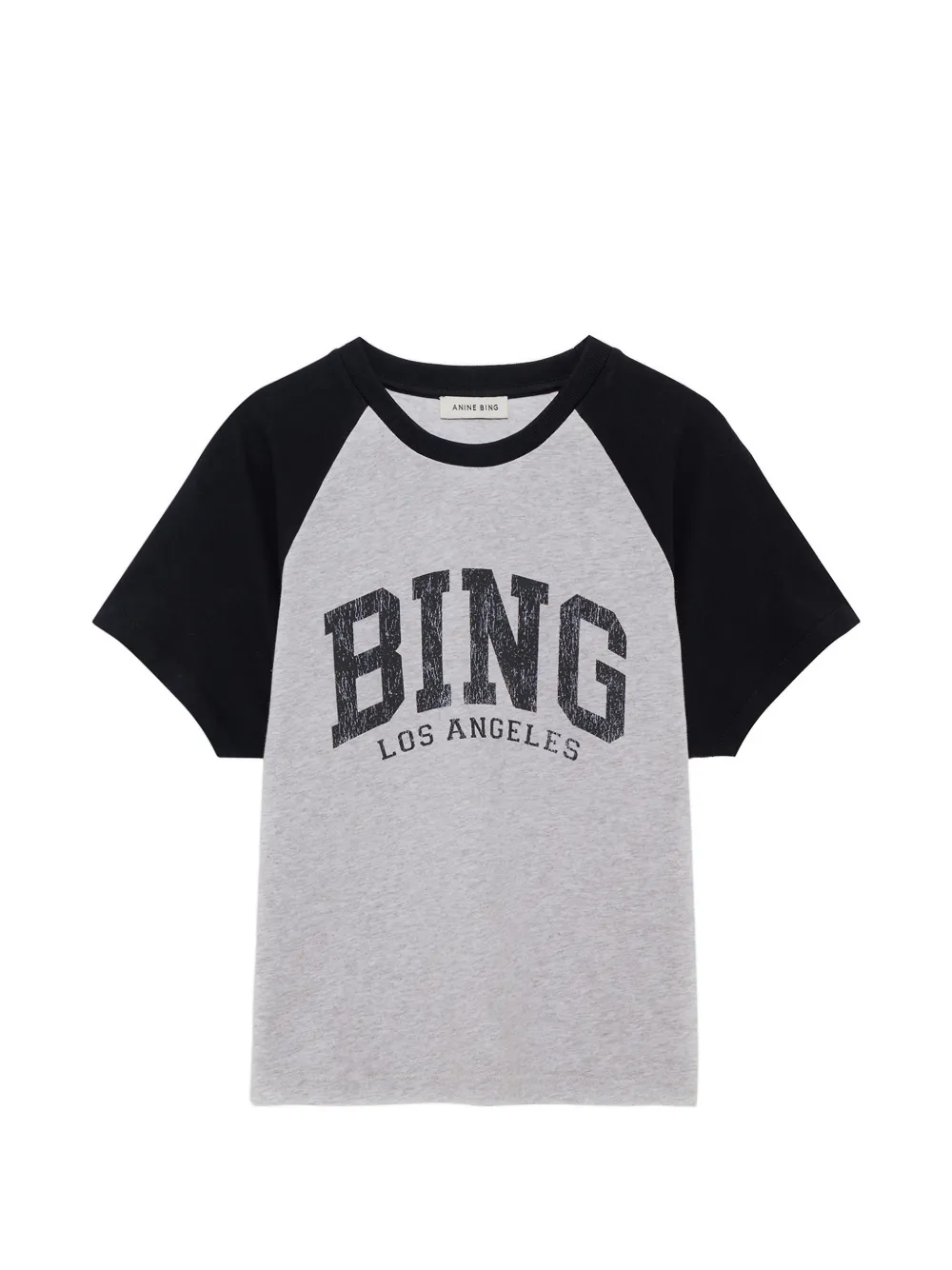 ANINE BING Shelley raglan T-shirt Bing LA Grijs