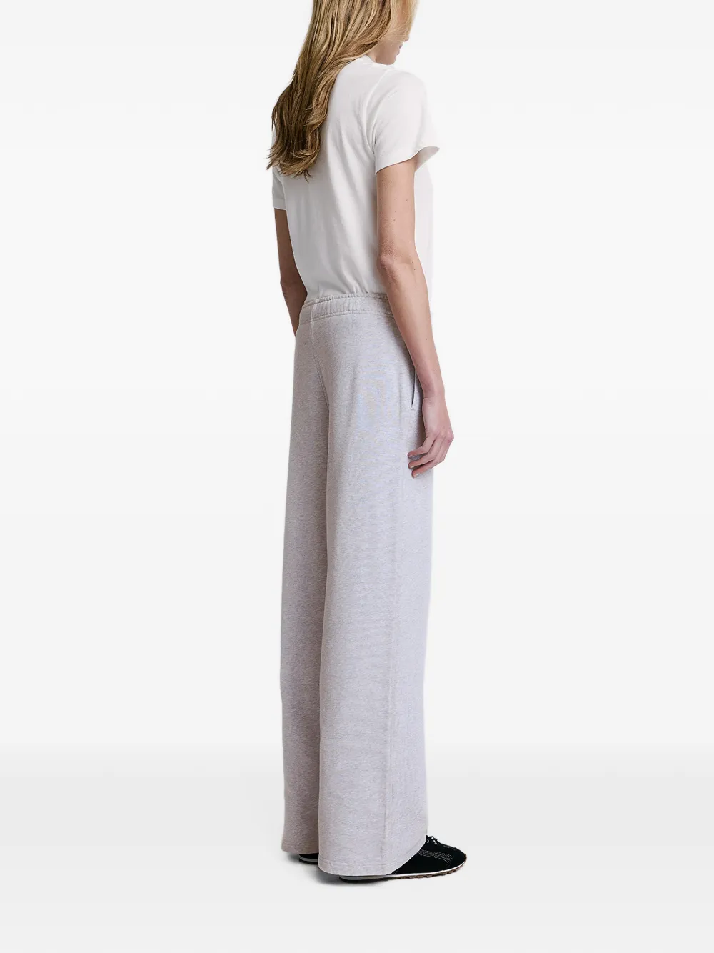 ANINE BING Kacey logo-print track pants Grijs