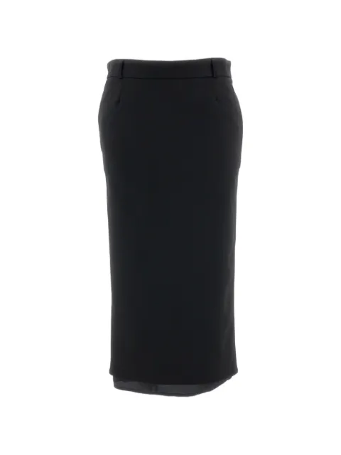 The Attico pencil midi skirt
