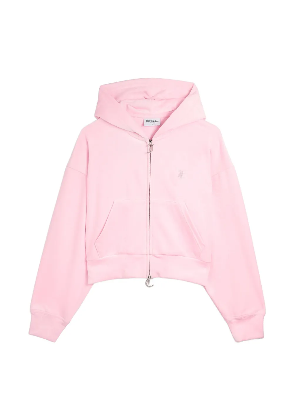 Juicy Couture velour bonded hoodie Roze