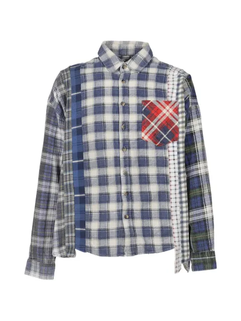 Needles patchwork flannel shirt