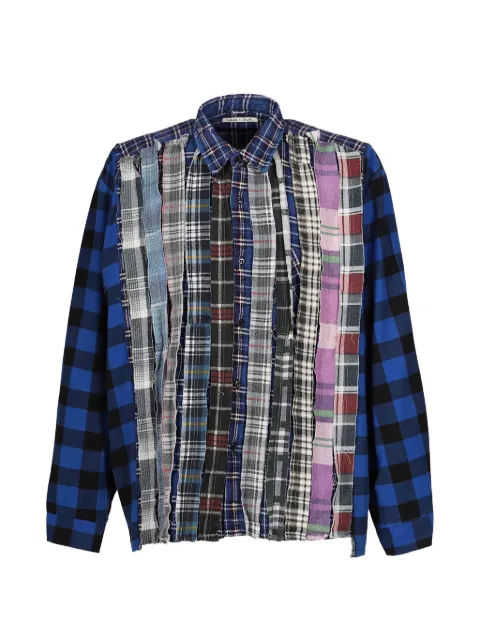 Needles Flanellhemd im Patchwork-Look