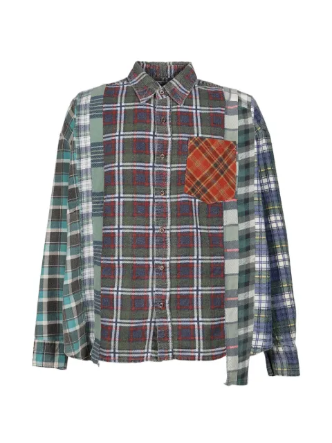 Needles patchwork fannel shirt