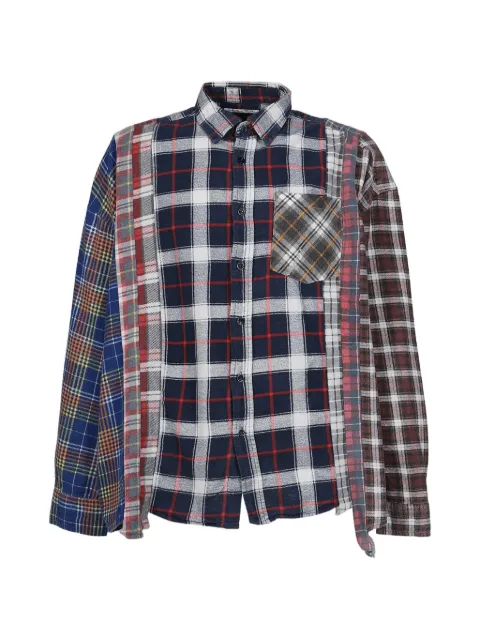 Needles Kariertes Patchwork-Hemd