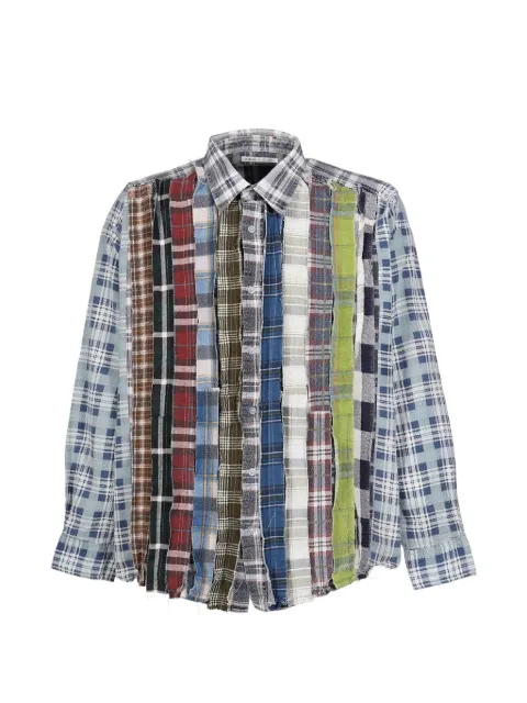 Needles Flanellhemd im Patchwork-Look