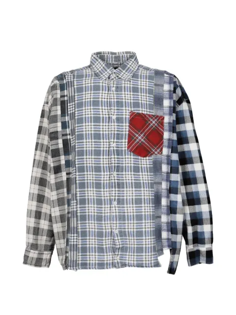 Needles patchwork fannel shirt
